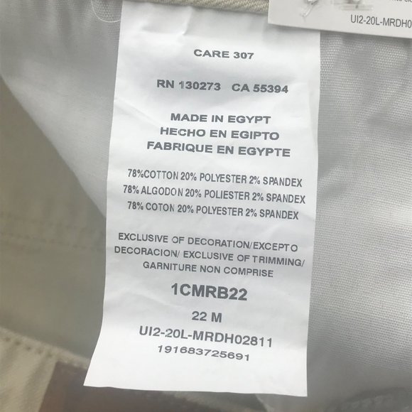 Lee Women's 22M Midrise Bermuda Regular Fit Pioneer Beige Short New With Tags - Picture 6 of 12